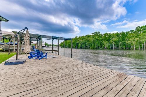 Riverfront Springfield Home with Scenic Deck and Dock!