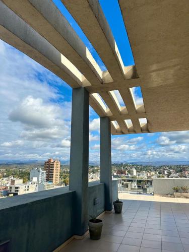 발코니/테라스, Depto "Encantable" Pleno Centro, Pile en Terraza, Aire Ac in 비야 카를로스 파스