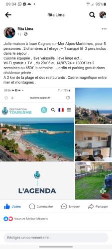 maison vacances - Location saisonnière - Cagnes-sur-Mer