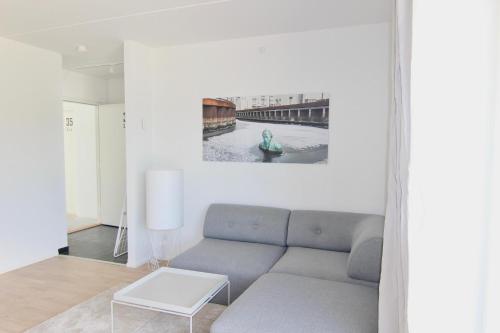 Great 1-bed wbalcony by Odense Harbour