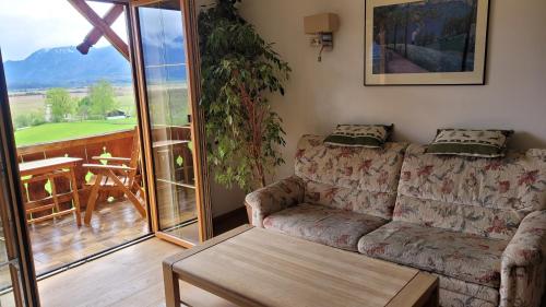 One-Bedroom Apartment with Balcony and Mountain View 