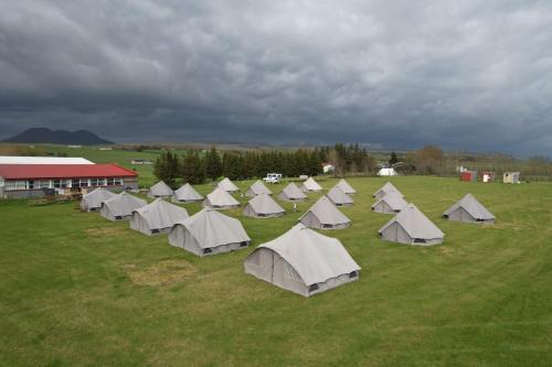 A szálláshely kívülről, Godaland Glamping in Keldur