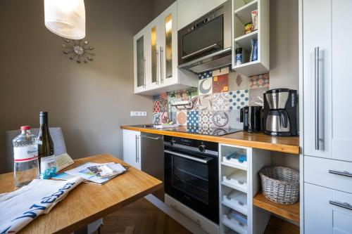 ห้องครัว, Ferienwohnung Lillemor in วินนิงชเตดท์