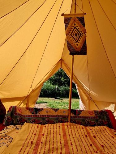Secret garden glamping African themed tent