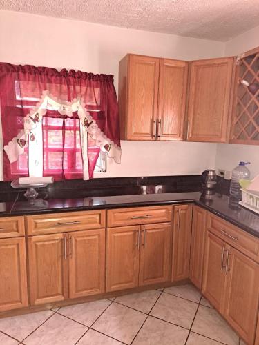 ห้องครัว, Cozy 2BR/1BA retreat in St.Kitts close to airport in บาสเซตเตอร์เร่