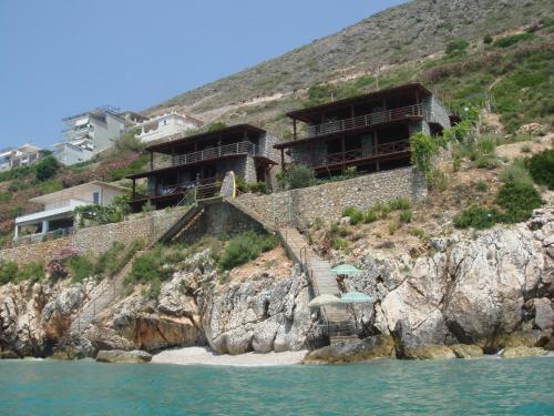 Three-Bedroom Villa room in Seaside Duplex Stone Villa