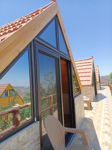 Balcony/terrace, Dana luxury huts in Dana