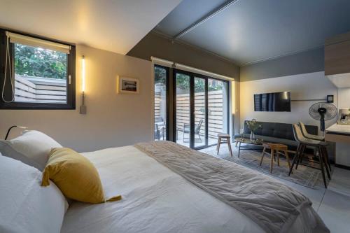 Elegante estudio terraza privada en Providencia