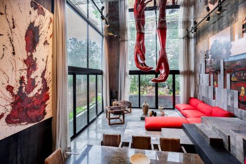 Barneys New York Luxury Red Condo