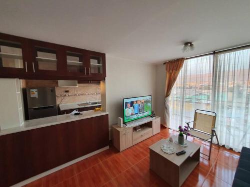 Playa cercana, cable e internet. Depto. nuevo.