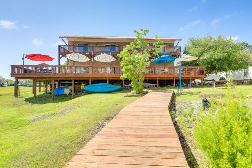 Newport Home with Private Balconies and Creek Access!