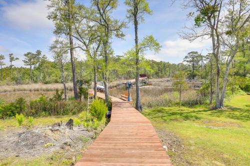 Newport Home with Private Balconies and Creek Access!