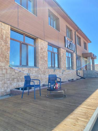 balkon/terras, Destiny Hotel in Kharkhorin