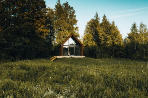 Viesnīcas āriene, Private cabin with sauna in Põldeotsa