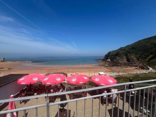 Terraza/balcón, The Prince Of Wales Hotel in La Greve de Lecq