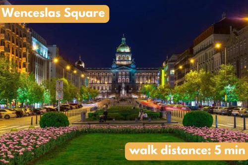 Modern Studios with Paid Parking Steps from Wenceslas Square by EasyBNB Premium, Prag (Foto 11)