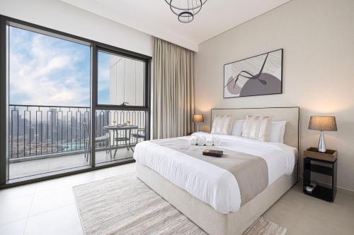 55th Floor - 2 Bedroom Apartment with Full Burj Khalifa & Fountain View Downtown Dubai by Stayfinity - main image