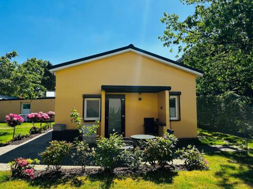 A szálláshely kívülről, Bungalow-Wohnung nahe Flughafen Hamburg in Norderstedt