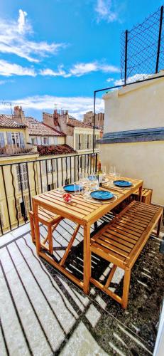 Terrasse - Hyper centre - 2 chambres - Parking gratuit - Calme & lumineux - Arrivée autonome 3