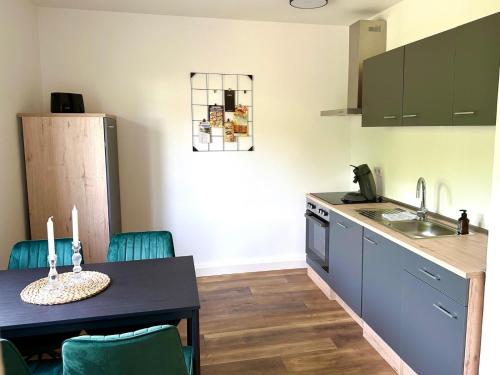Kuchnia, Ferienwohnung an der Eisdiele in Freisen