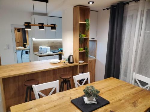 virtuve, Elegant Studio with Sea view in Saint Vlas in Svetivlasa