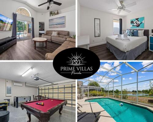 Modern Luxury Pool Games Disney No Rear Neighbors in Davenport, USA