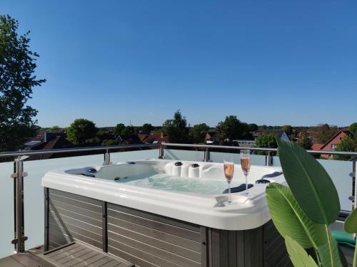 Wellness Penthouse - Sauna und Ganzjahres Whirlpool - Hannover