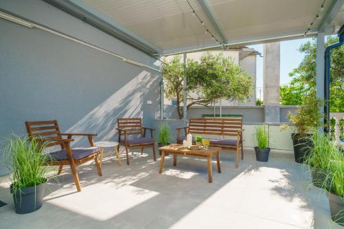 Balkong/terasse, Meri Rooms in Vodice