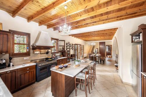 廚房, Troodos Mature Pine Chalet in 佩多拉斯