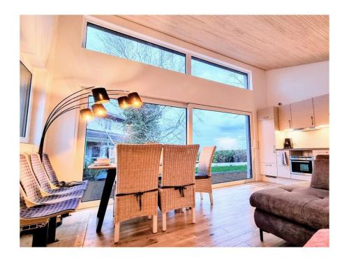 Exclusive wooden house with mountain railway