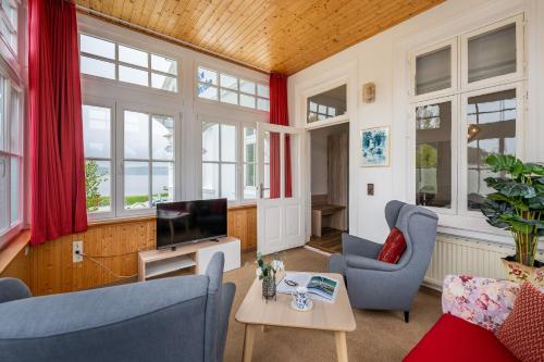 Balcony/terrace, Pension Villa Seefrieden in Ostseebad Binz