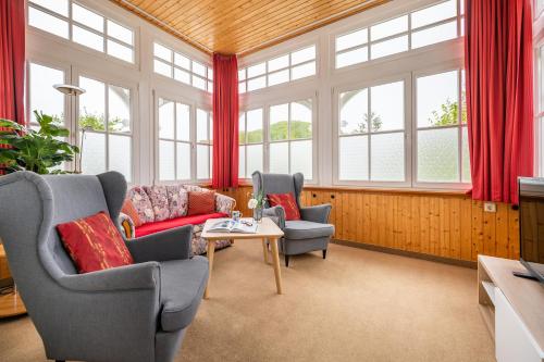 Balcony/terrace, Pension Villa Seefrieden in Ostseebad Binz
