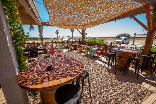Étterem, Sunrise Beach Hotel in Gruissan