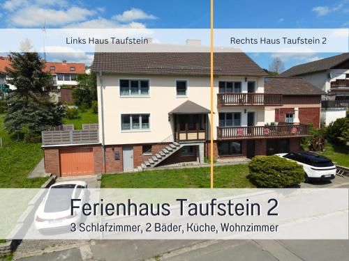 Ferienhaus Taufstein - direkt am Vulkanradweg - Platz für 12 Personen - mit Garten