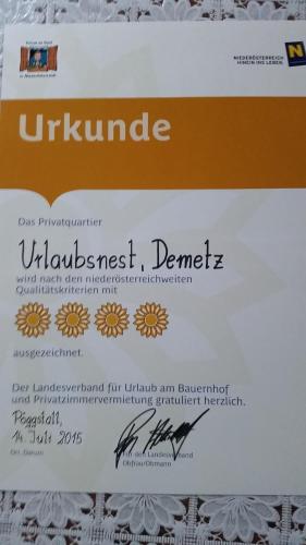 Urlaubsnest in Harbach, Österreich