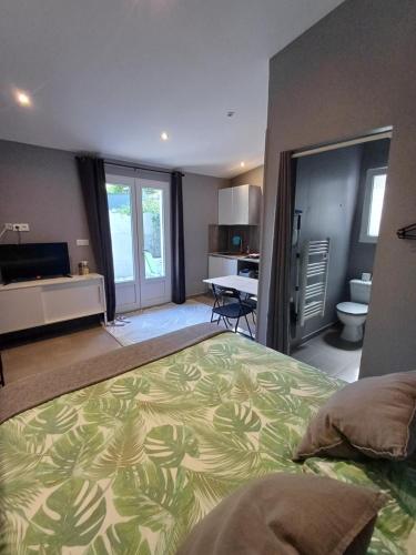 Studio meublé tout confort climatisé - Lamotte-du-Rhône