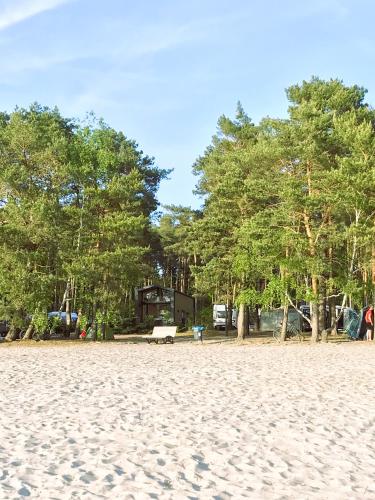 Beach, Ferienhaus am Briesensee in Neu Zauche
