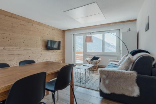 Appartement avec vue majestueuse sur les montagnes in Leukerbad, Schweiz
