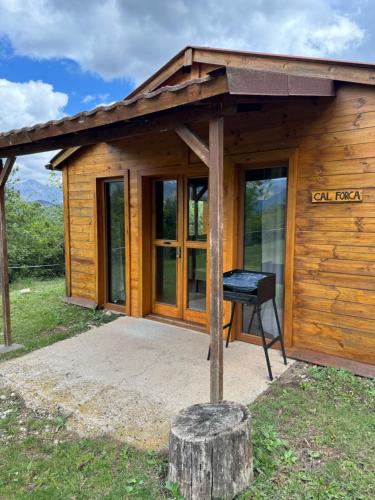 A szálláshely kívülről, Racons del Pedraforca in Saldes