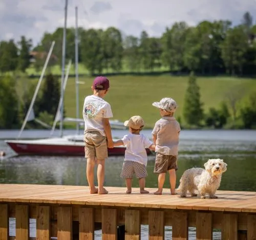 Feriendorf am Maltschacher See in Feldkirchen in Kärnten, Österreich