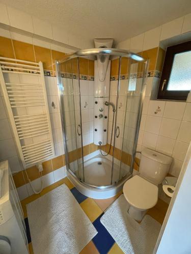 浴室, Ubytování Okružní 396 (Ubytovani Okruzni 396) in 塞濟莫沃烏斯拉貝 I