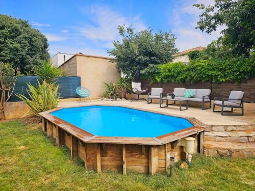 Maison avec piscine proche de Montpellier