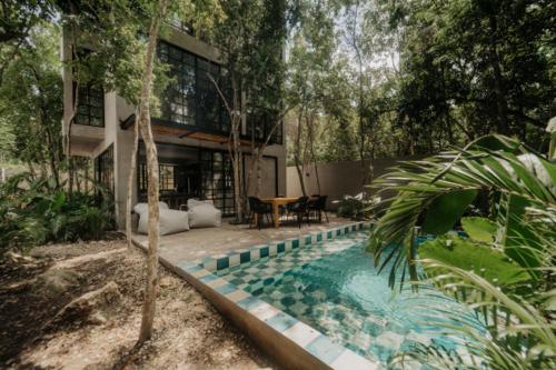 Casa Pala Designer La Veleta Jungle Home in Tulum, Mexico