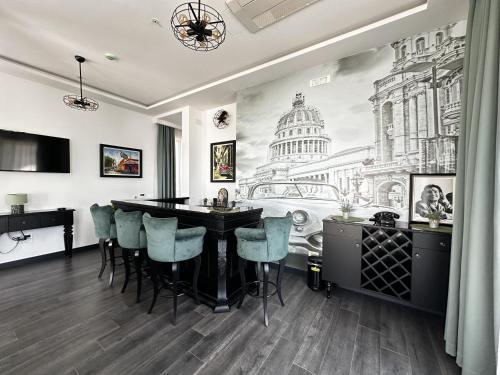 Shared lounge/TV area, Hotel Del Medio in Sutomore