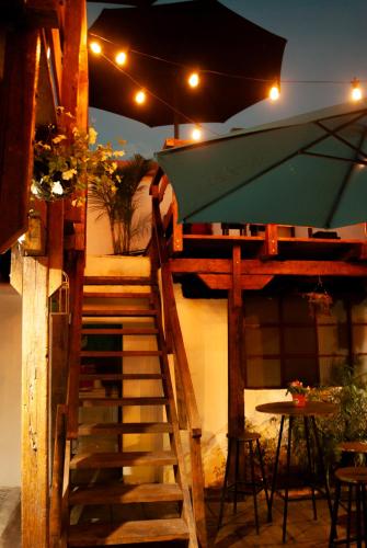 Balcony/terrace, Kamazoztz Hostel and Travel in Antigua Guatemala