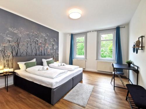 BohnApartments - Stadtblick Zechenhaus - Balkon - gratis Parkplatz - WLAN - sehr ruhig - barrierearm