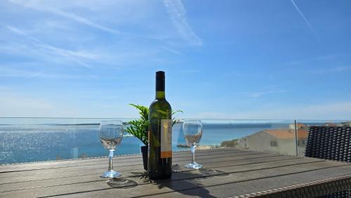 Balkons/terase, Apartments GIOVANNI (by the sea) in Mandre (Kolan)