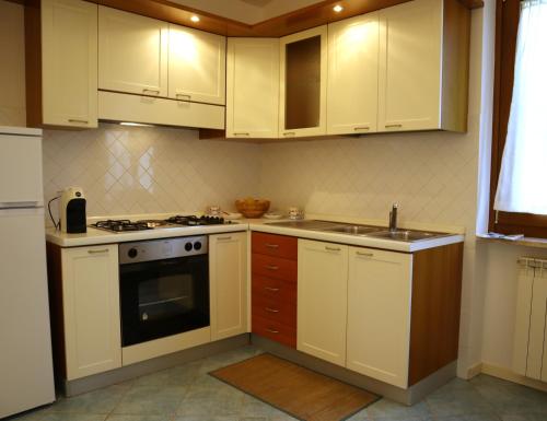 кухня, Gli Ulivi Apartment in Капаччо