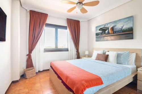 Royal Blue Terracotta Designer Apt Golf del Sur