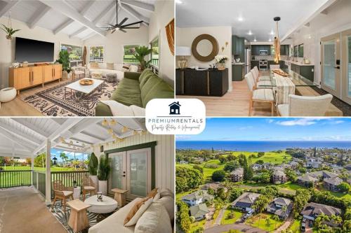 Luxury Princeville Retreat - Sleeps 16 Views, Golf & More